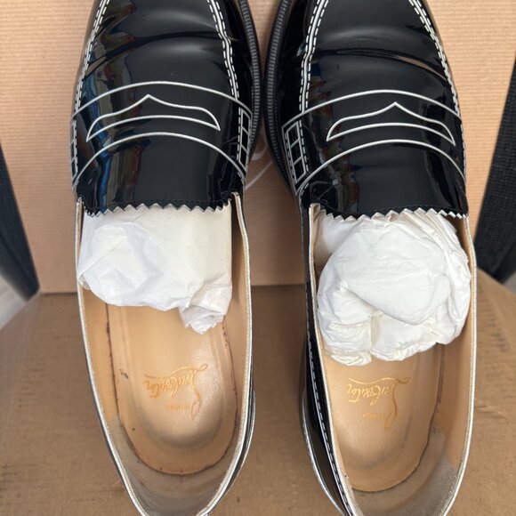 Christian Louboutin Mocalaureat loafers black patent 39.5 - Picture 2 of 9